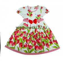 Платье детское № 465-DG2019 купить оптом и мелким оптом, низкие цены от магазина Комфорт(noski37) для всей семьи с доставка по всей России от производителя.