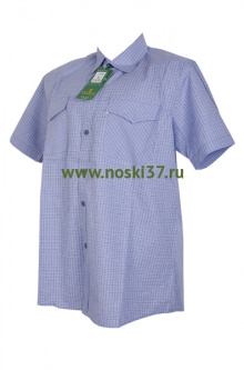 Рубашка мужская № 666-A101 купить оптом и мелким оптом, низкие цены от магазина Комфорт(noski37) для всей семьи с доставка по всей России от производителя.