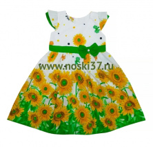 Платье детское № 465-DG2027 купить оптом и мелким оптом, низкие цены от магазина Комфорт(noski37) для всей семьи с доставка по всей России от производителя.