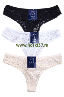 Стринги женские "H&B" № 659-206 купить оптом и мелким оптом, низкие цены от магазина Комфорт(noski37) для всей семьи с доставка по всей России от производителя.